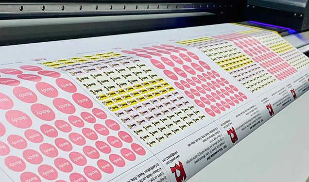 self-adhesive name tag material